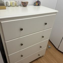 White Drawer Dresser 