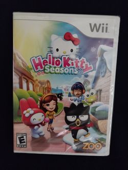 Hello Kitty Seasons Wii, New Factory Sealed 
