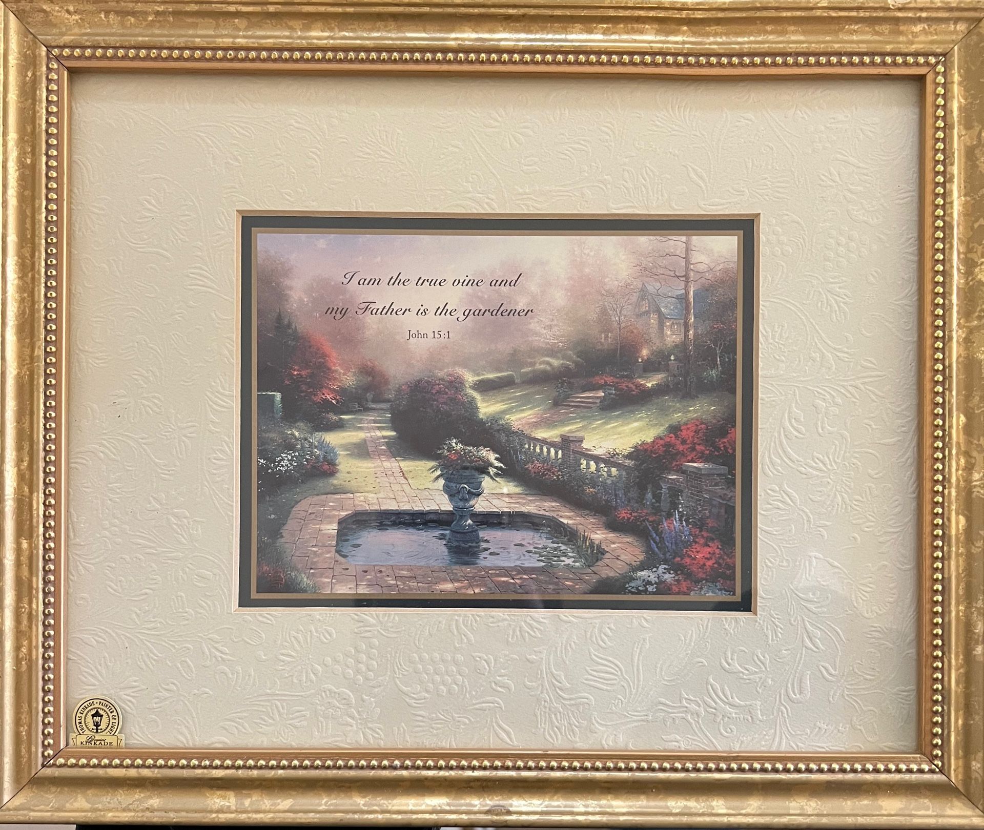 Thomas Kinkade Gold Framed Prints 9.5x11.5