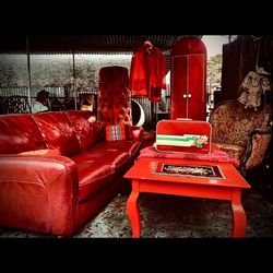 Red Vintage Furniture