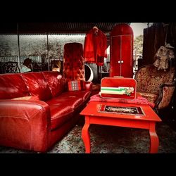 Red Vintage Furniture