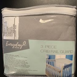 NEW - 3 piece Crib Rail Teething Guard