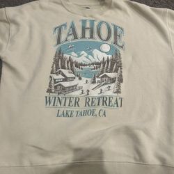 State of Mine Lake Tahoe Winter Retreat Sweatshirt/Crewneck XL 
