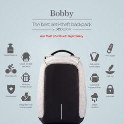XDDesign Bobby Original Anti-Theft Laptop Backpack 12.5L with 15.6" laptop / 9.7" Tablet compartment | Slash-Resistant | Waterproof