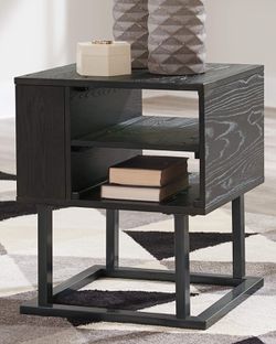 Square Side Table, Gray