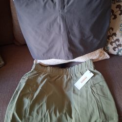 Skirt Shorts 2 Pairs, Eddie Bauer Size 12 & RBX Life Style Active Size L