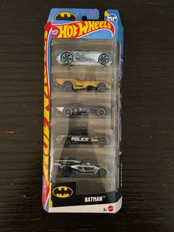 Hot Wheels Batman 5 Vehicles 🚗