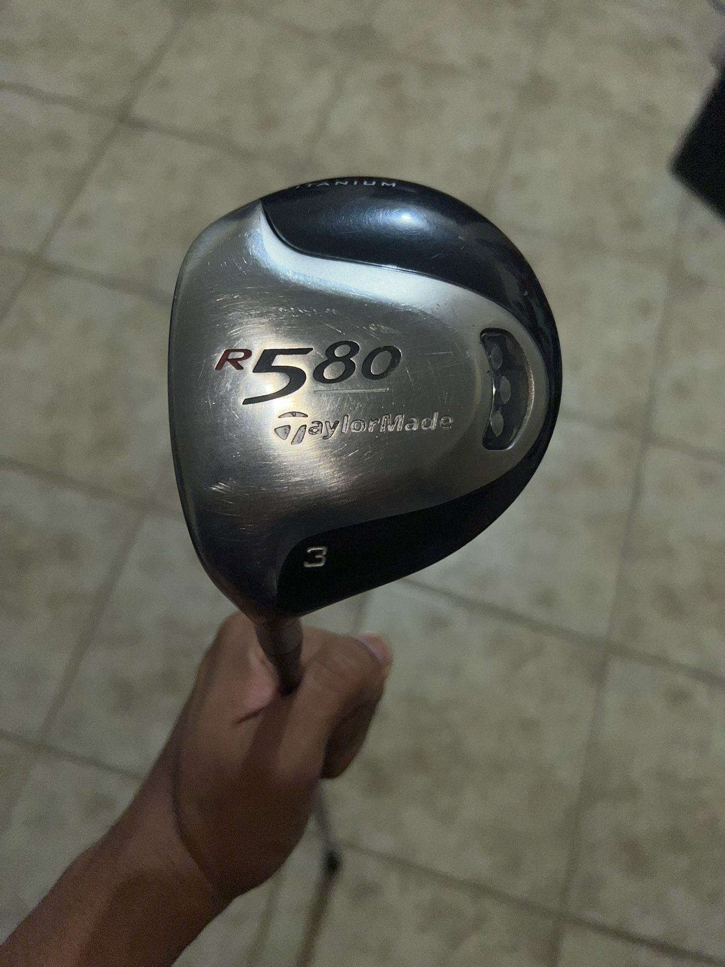 Left handed Taylormade R580 3 Wood