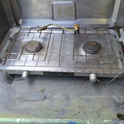 Propane  stove SS compact 2 burner Brinkman