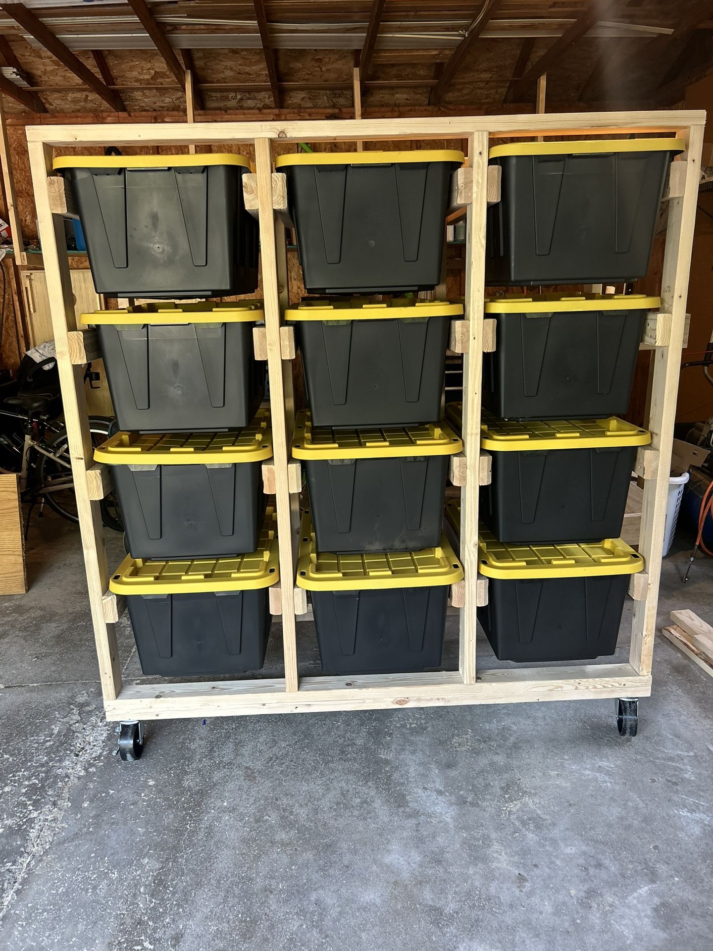 Tote Storage Shelves
