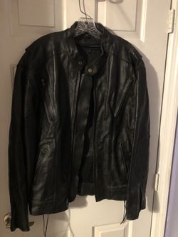 Brand new leather motorcycle jacket