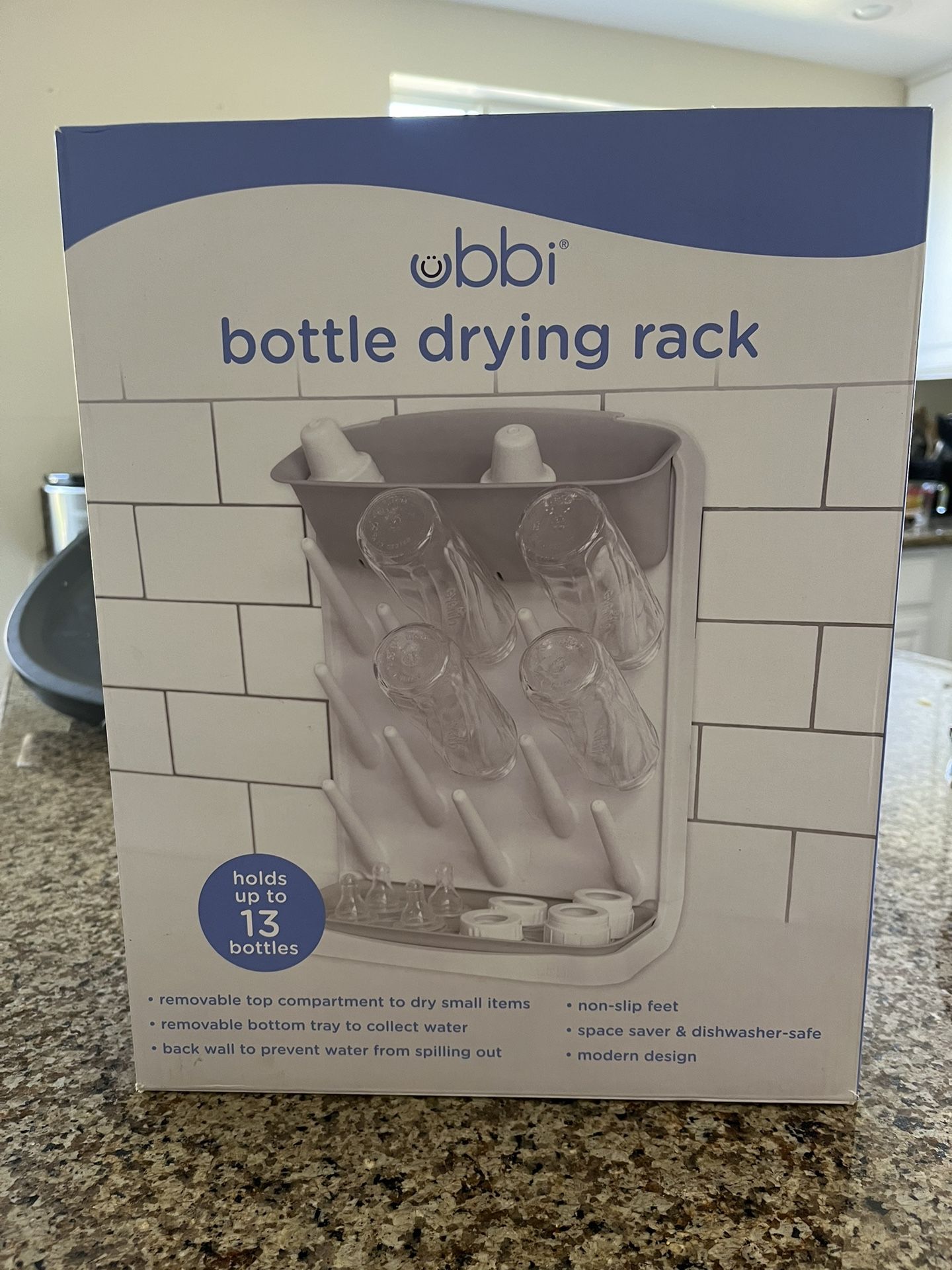 Ubbi Bottle Drying Rack & Diaper Bags