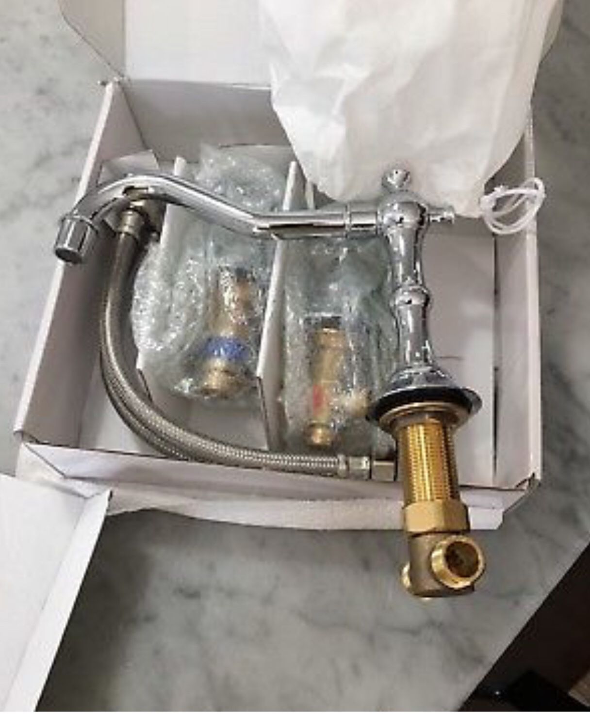 kbc Kitchen Bath Collection Classic Chrome Bathroom Faucet Set SKU