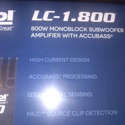 Brand New Audio Control LC- 1.800 Monoblock Amp