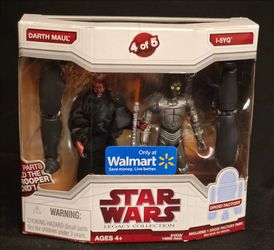 Star Wars 2pk Darth Maul & I-5YQ Walmart Exclusive 4 of 5 Droid Factory Legacy Collection