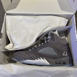 Jordan Wolf Grey 5’s Size 12 DS