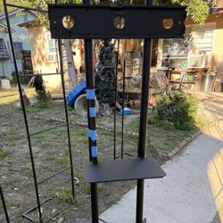 Portable Tv Stand With Wheels And Blue Ray Stand