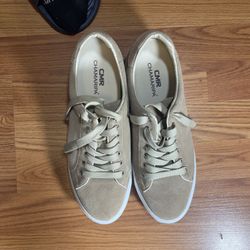 CMR chamaripa beige suede elevator shoes