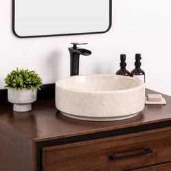 Avalon Ojinaga Marble Vessel Sink