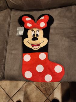 Minnie Mouse Knitted Stocking