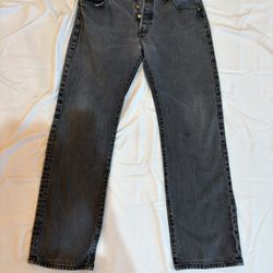 Levi’s 501 Black Button Fly 36x34