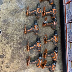 RIDGID DRILL EACH $40 (tool Only)