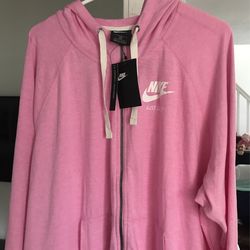 New Nike Zippered Hooded Jacket W/tags