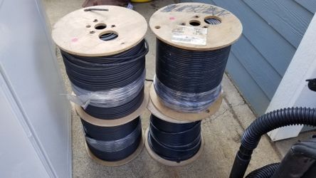 1000ft coax cable rg6. 3.5 rolls