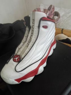 Air Jordan High-Top Sneaker White Red