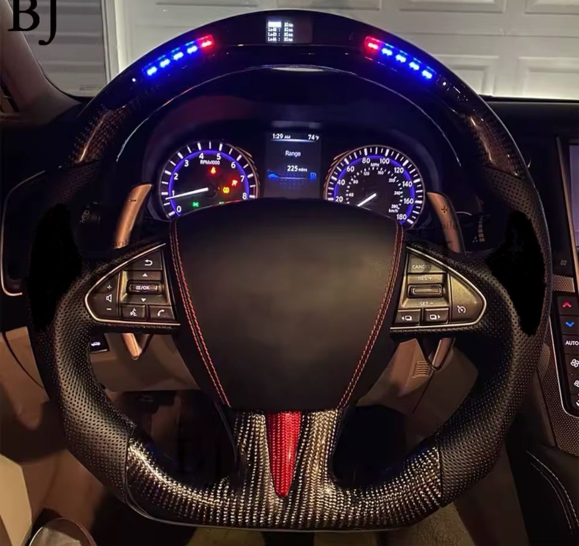 Infiniti Q50 LED Carbon Fiber Steering Wheel (2014-2017)