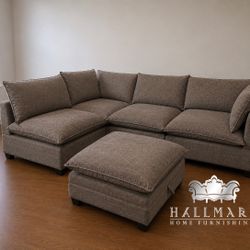 New Mocha Performance 5-Piece Cloud Couches