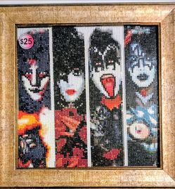KISS current band diamond painting