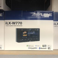 Alpine Ilx-w770 Wireless Apple CarPlay And Android Auto Stereo 