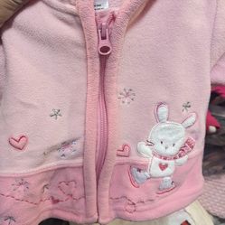 Pink Bunny Jacket 6m