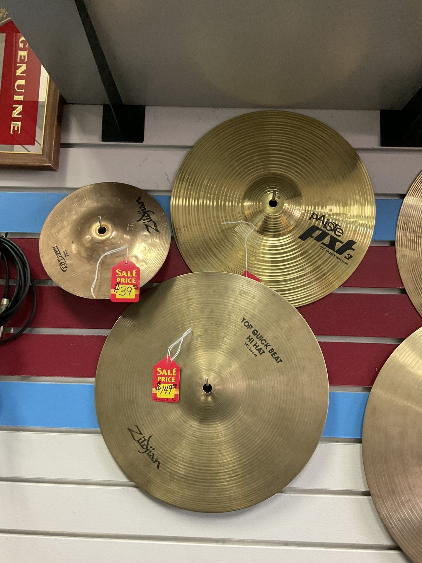 Cymbals Zildjian Sabre Paiste 