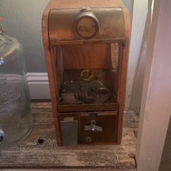 An old candy machine