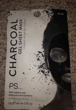 charcoal gel sheet face mask