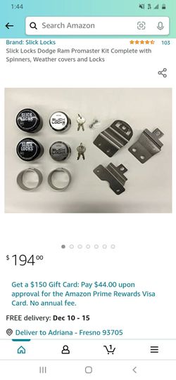 NEW Promaster Turn Key Lock Kit