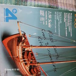 4 Wood model 3 planes 1 boat