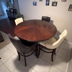 High Top Dining Room Table With 4 Chairs 