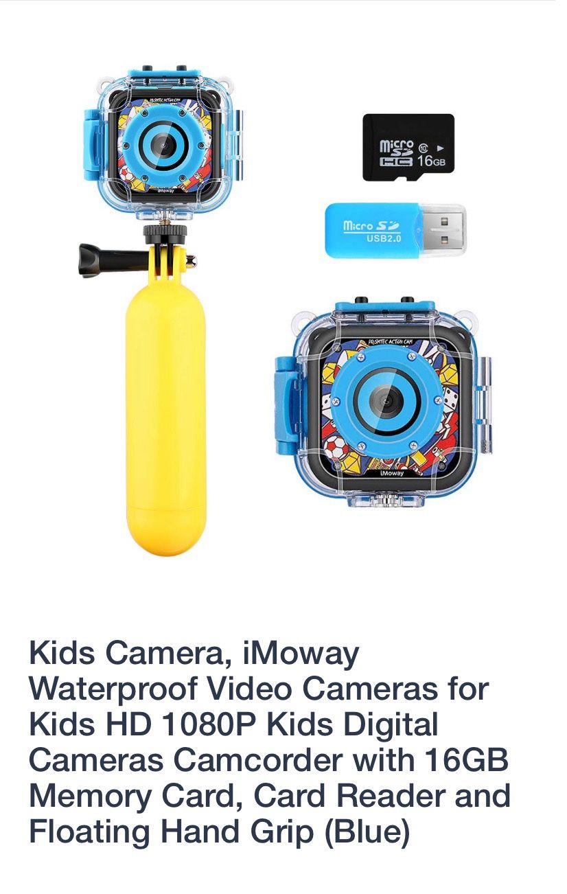 Underwater video camera With SD card