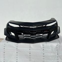 For 2016-2023 Chevy Chevrolet Camaro 1LE style full Front bumper replacement unpainted polyurethane