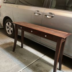 Solid Wood Console Hallway Long Table