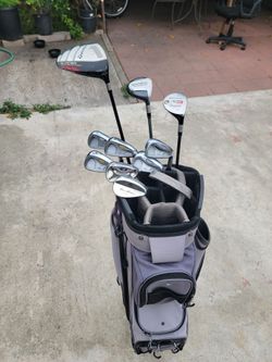 Taylormade RAC & Burner Golf Club Set Right Handed.  Golf Bag included