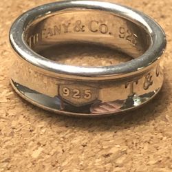Tiffany And Co 1837 Concave Ring