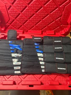 WORKPRO Reciprocating Saw Blade Lot with 6 Storage Pouches