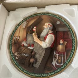 Norman Rockwell Christmas Plate