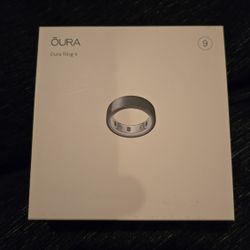 Oura Ring 4 Black Size 9