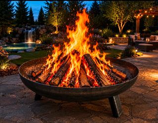 Steel fire pit 40 inc brand new