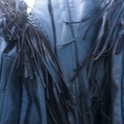 Vintage Fringe Heavy Duty Leather Coat And Chaps